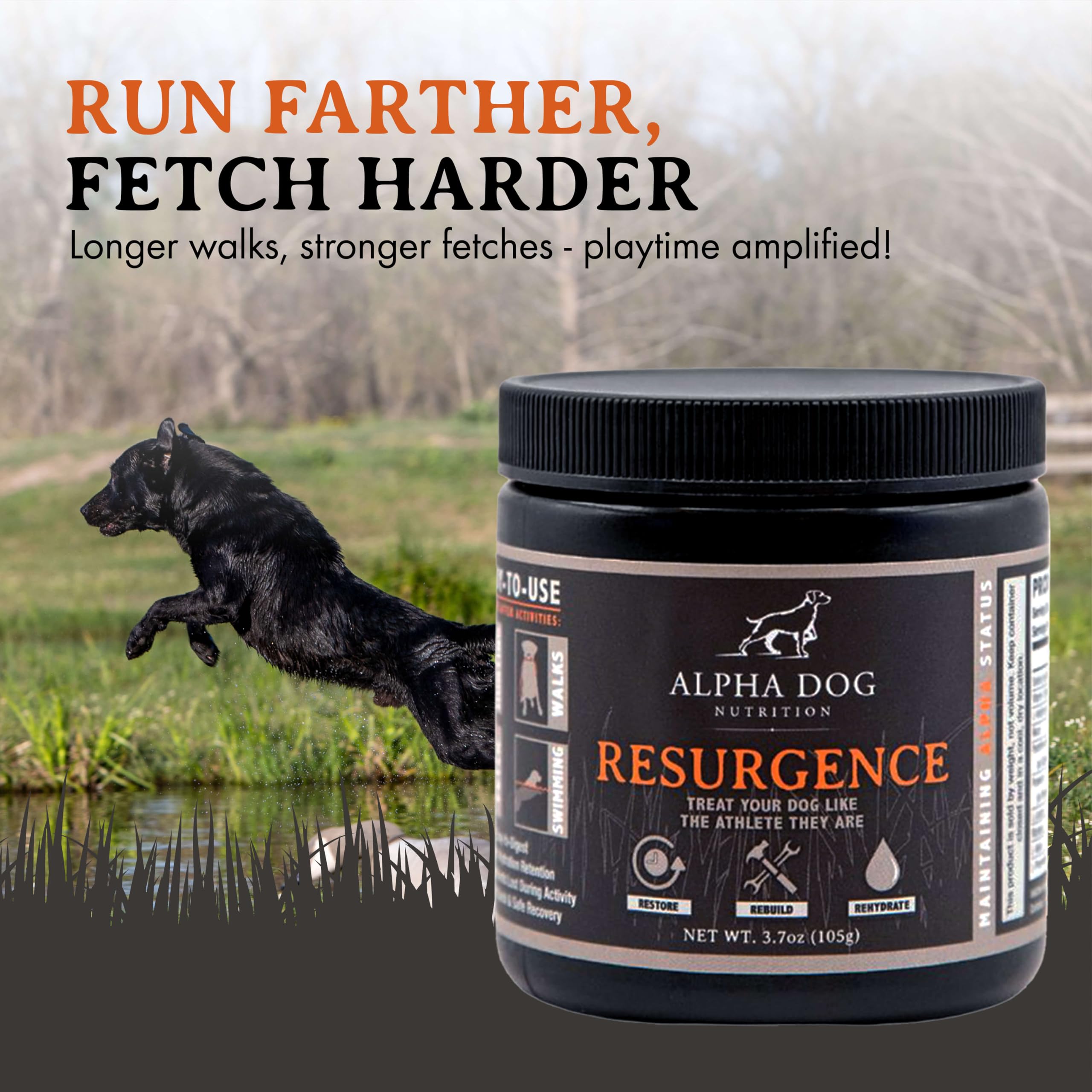 Closeup of Resurgence beef flavor appealing to dogs
