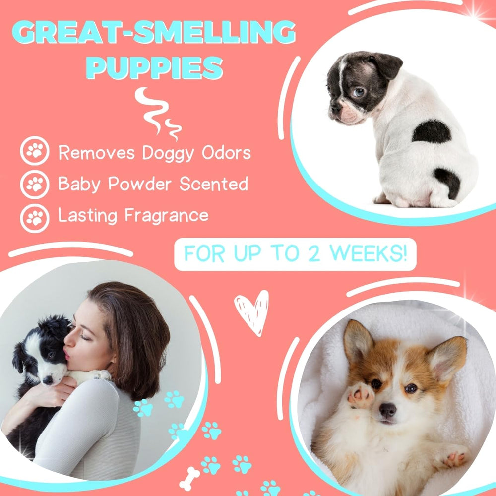 Alpha Dog Series Fragrance-close-up bottle image showing baby powder scent lasting up to two weeks