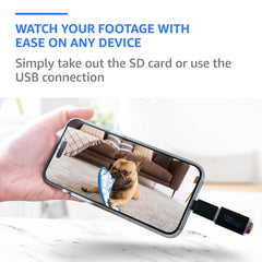 ALPHA TECH plug-in indoor camera 1080p clarity delivers sharp footage and color