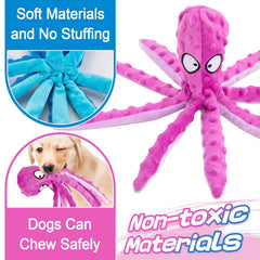 Alphatool dog toy eight legs for varied tug and fetch games.