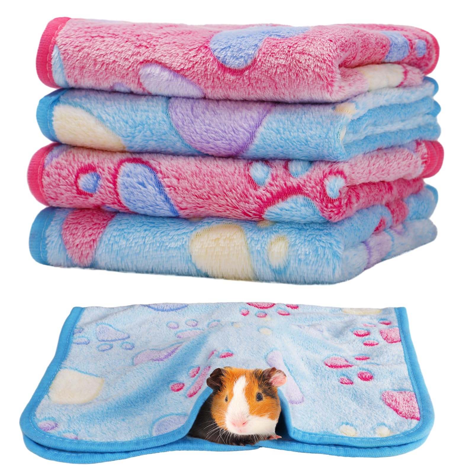 Alphatool Guinea Pig Blanket 4 Pack packshot showing cozy warmth for small pets