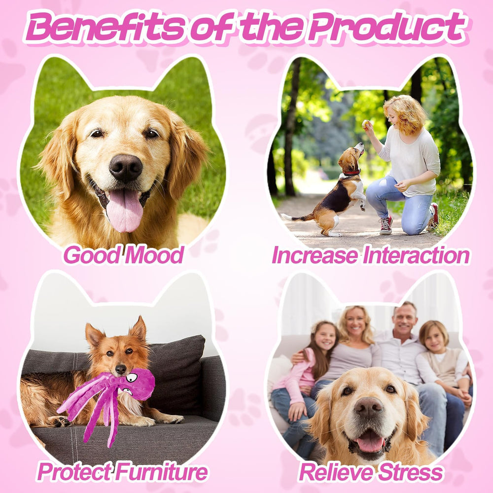 Alphatool interactive dog toy with squeaker for enhanced playtime.