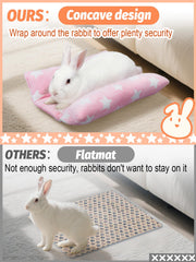 Alphatool Soft Bunny Bed cuddle cushion close-up: plush comfort.