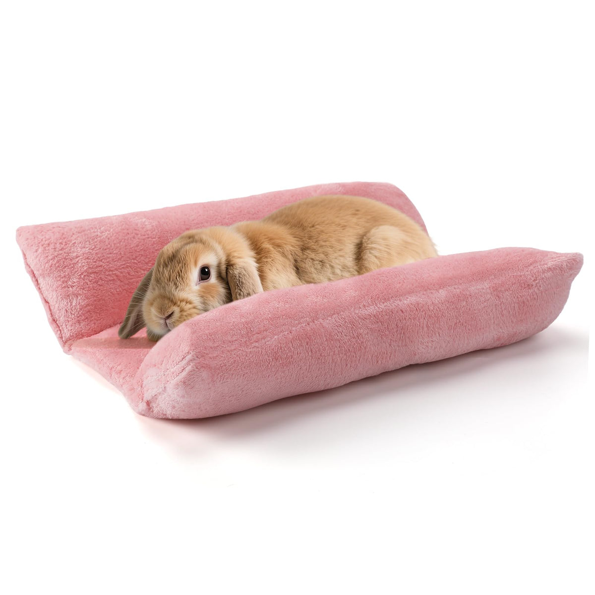 Alphatool Soft Bunny Bed front view highlighting plush warmth for small pets