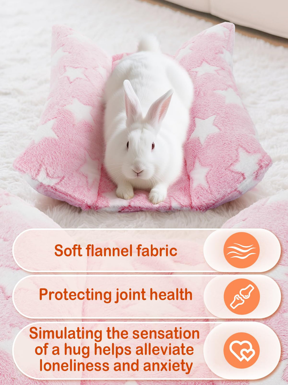 Alphatool Soft Bunny Bed joint-support padding: cushioned rest.