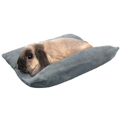 Alphatool Soft Bunny Bed side view shows plush warmth for small pets.