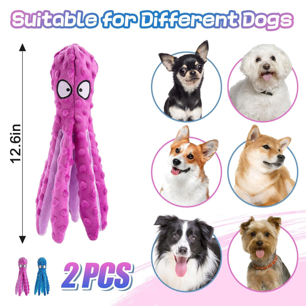 Alphatool soft cotton dog toy aids teething and gum comfort.