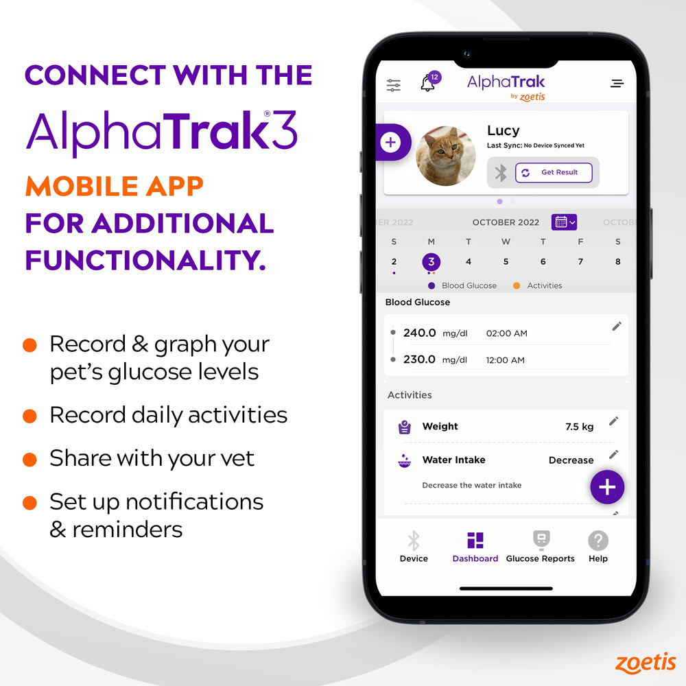AlphaTrak 3 user guide explains testing steps clearly for pet owners.