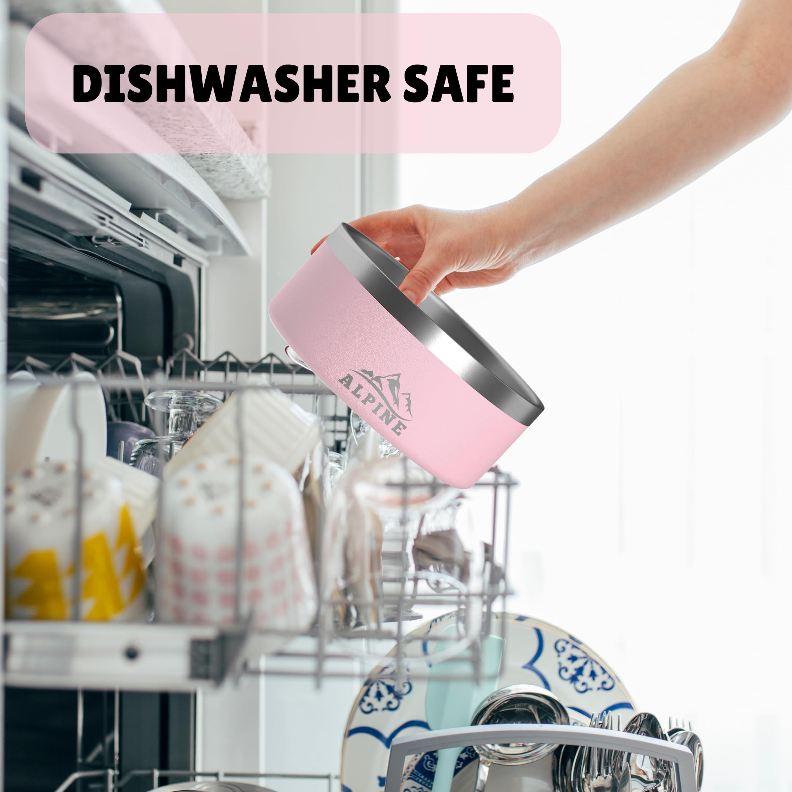 ALPINE dishwasher-safe bowls simplify cleanup after busy days.