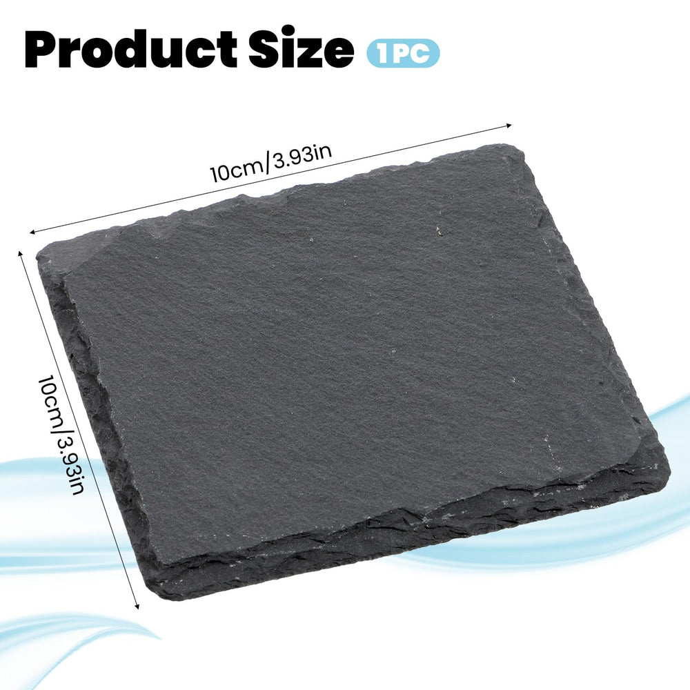 Alrhso natural-slate reptile basking rock offers durable, easy-clean lounging in terrariums.