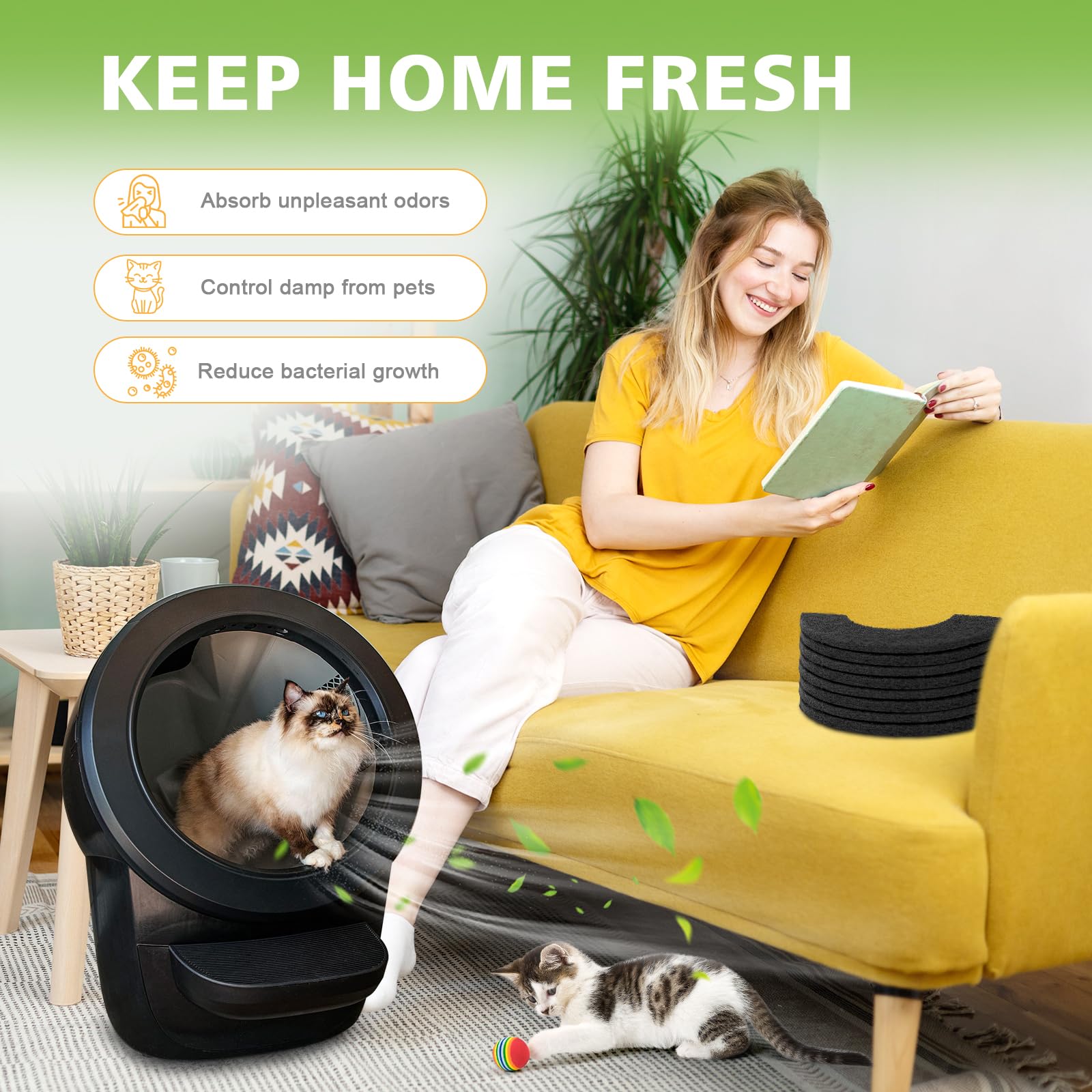 ALS AILISUO easy-replace design simplifies monthly filter changes.
