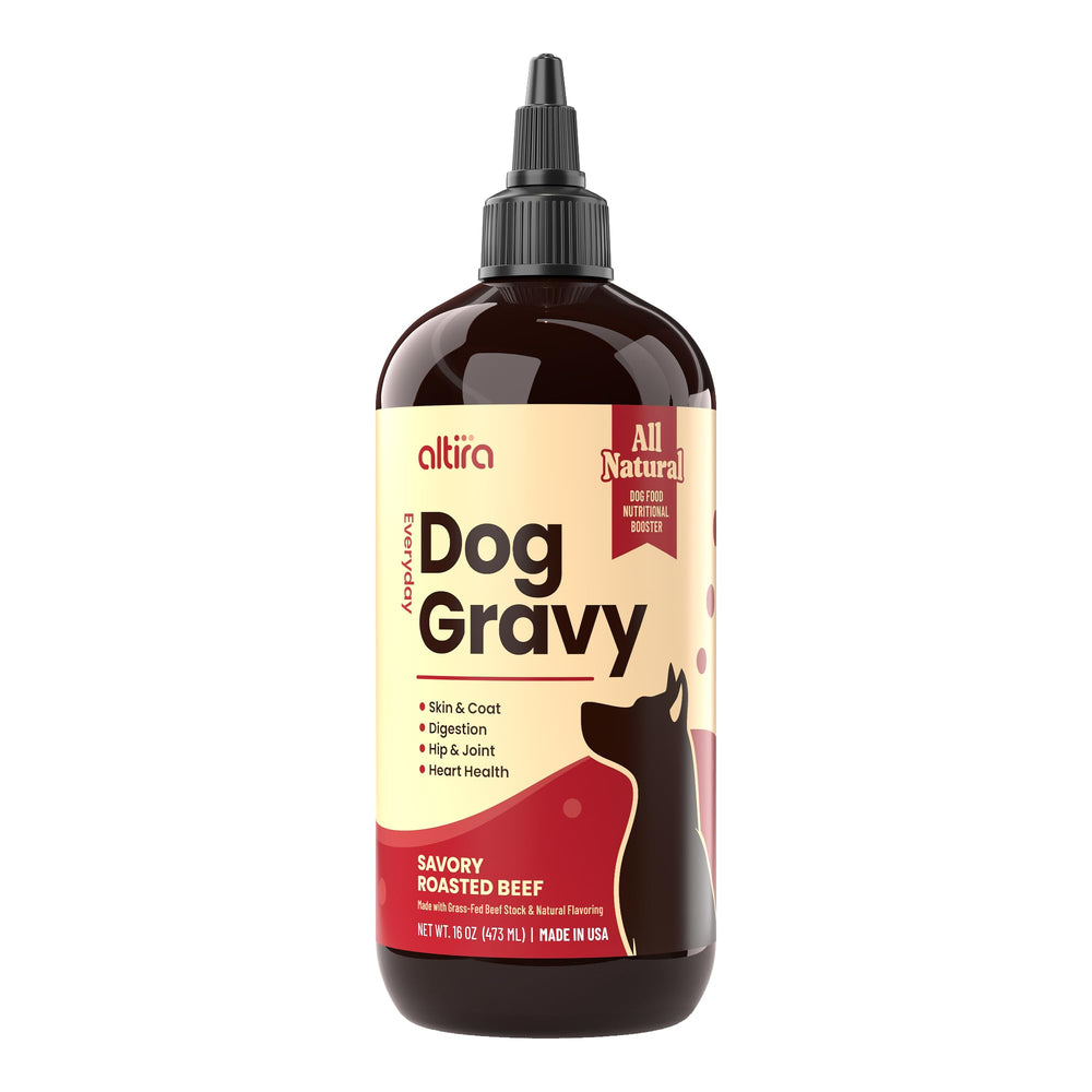 Altira Everyday Dog Gravy Beef bottle pour — convenient daily topper for richer kibble
