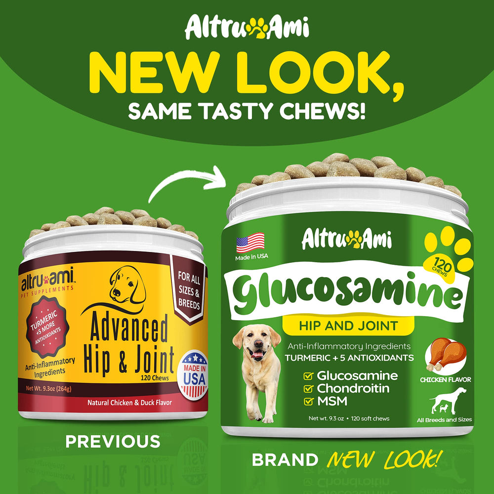 Altru-Ami dog soft chews chicken flavor for daily joint support