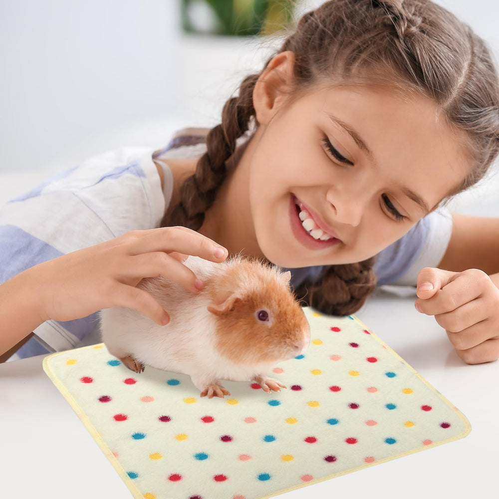 ALUZAEMO blankets in various colors and patterns for a cozy pet space.