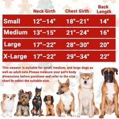 ALUZAEMO dog Christmas sweater snowflake pattern highlights festive style for holiday photos.