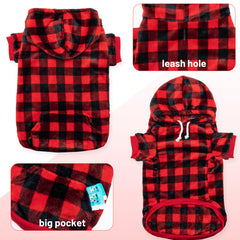 ALUZAEMO gray dog hoodie, winter-style design for everyday wear.