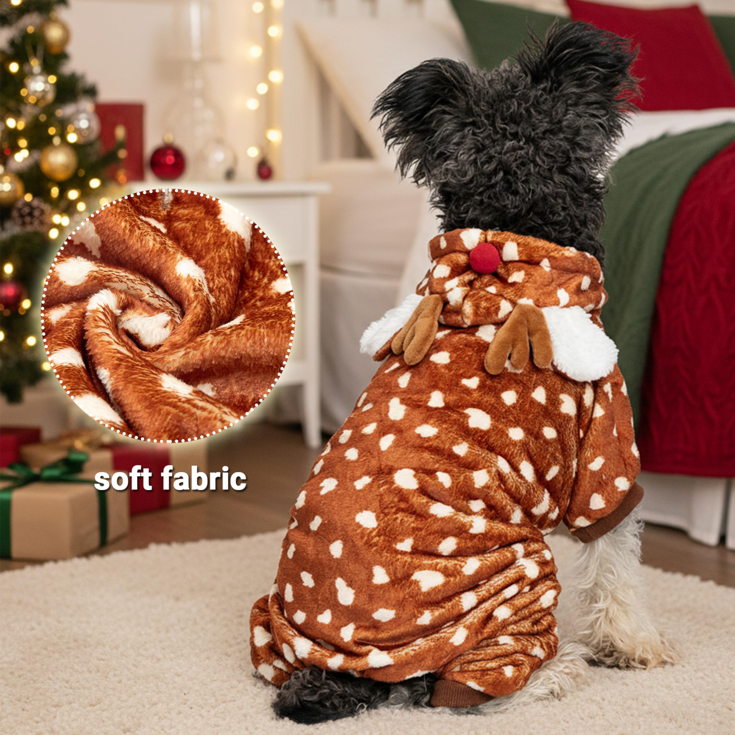 ALUZAEMO all-around warm dog PJs offer secure fit and movement