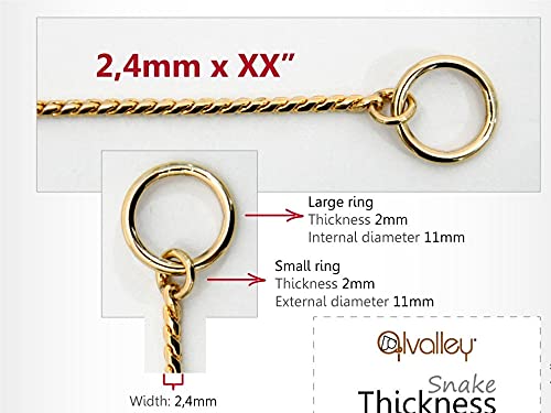Alvalley metal chain dog show collar on dog illustrates elegant presentation during shows