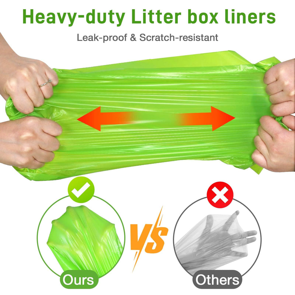 ALWZ-RDY drawstring bags seal securely, reducing mess during removal.