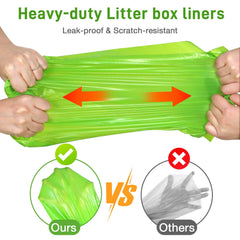 ALWZ-RDY drawstring bags seal securely, reducing mess during removal.