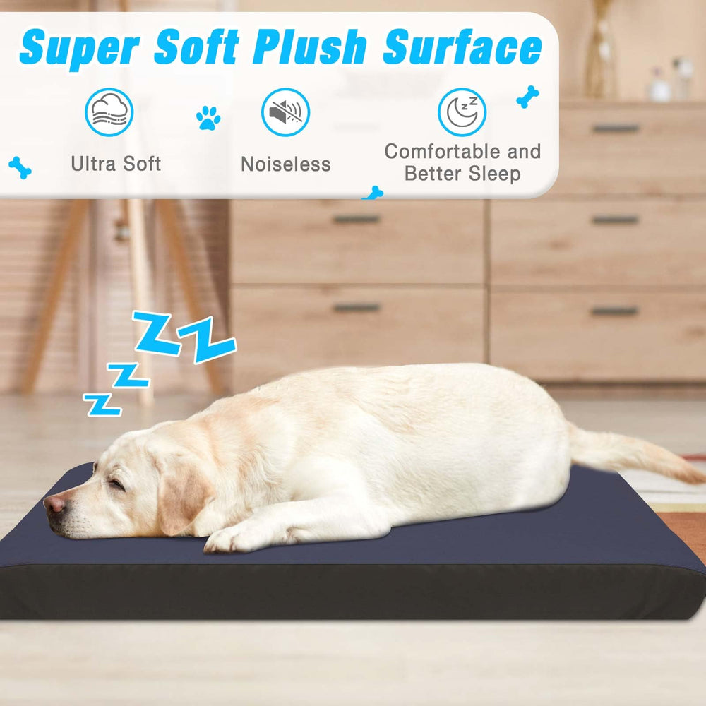 ALWZ-RDY elastic-band fit dog bed cover stays secure during active dogs.