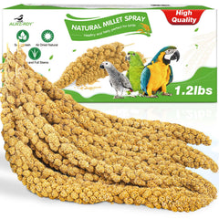 ALWZ-RDY Millet Spray Packaging shows fresh, nutrient-packed bird treats for healthy feeding