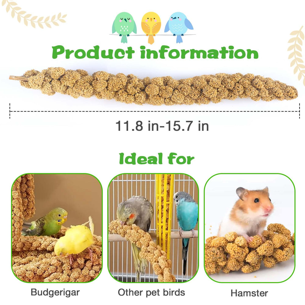 ALWZ-RDY Millet Stems Closeup reveals fresh top-of-spray nutrition