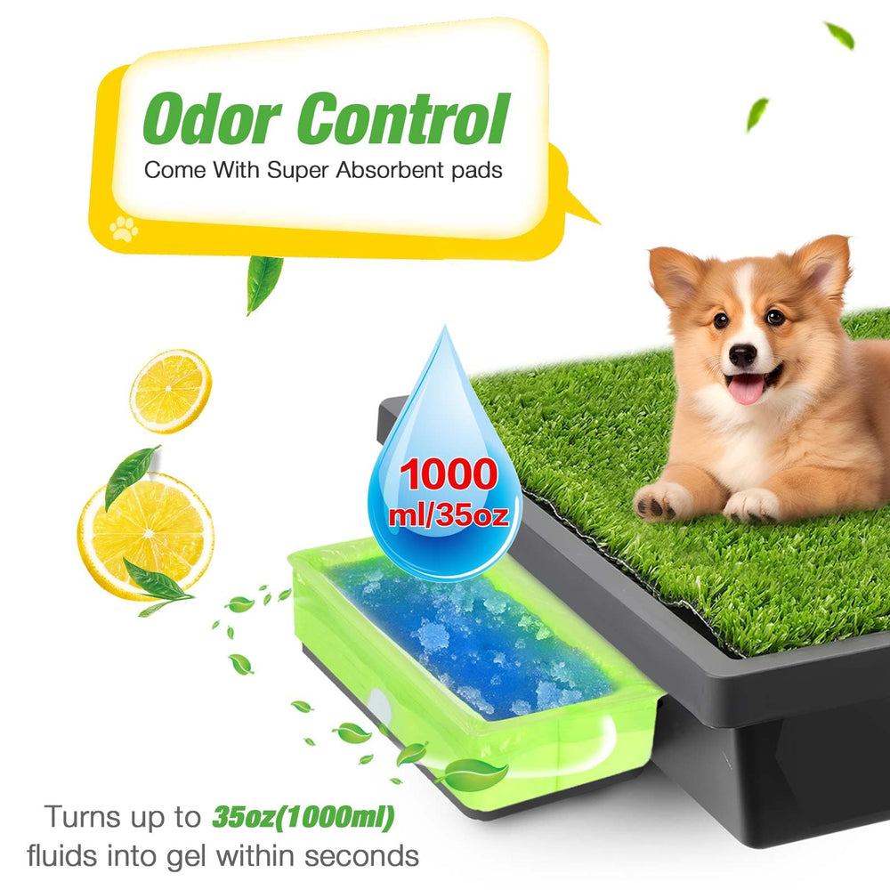 ALWZ-RDY liner with absorbent pad that soaks up to 35 oz quickly.