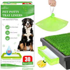 ALWZ-RDY Pet Loo liner box with drawstring closure for mess-free cleanup.