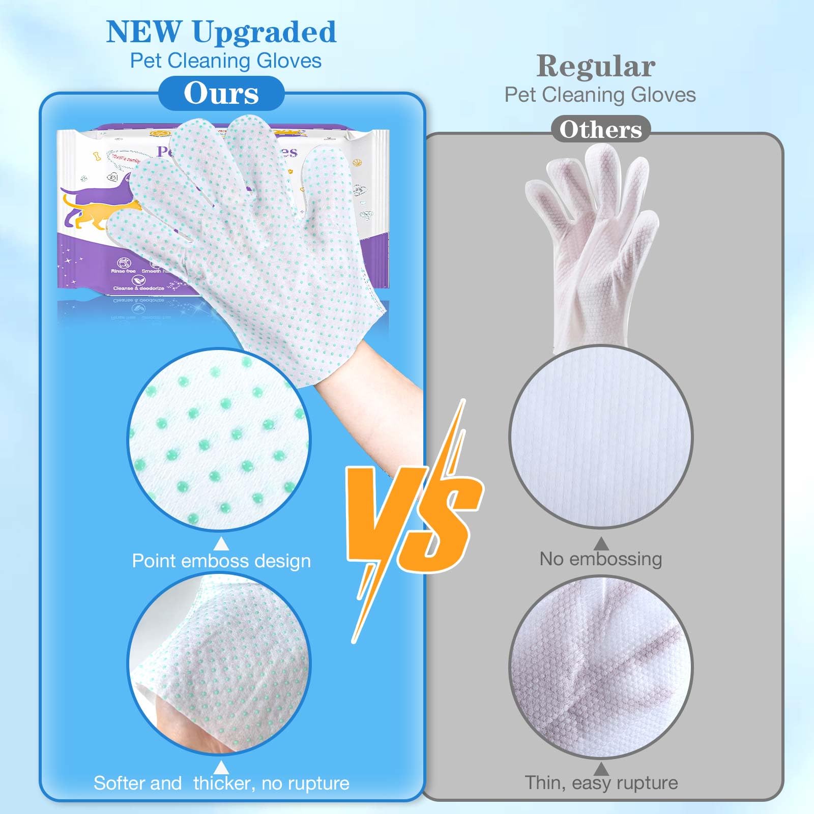 ALWZ-RDY sealed 15pcs packaging maintains moisture for on-the-go use