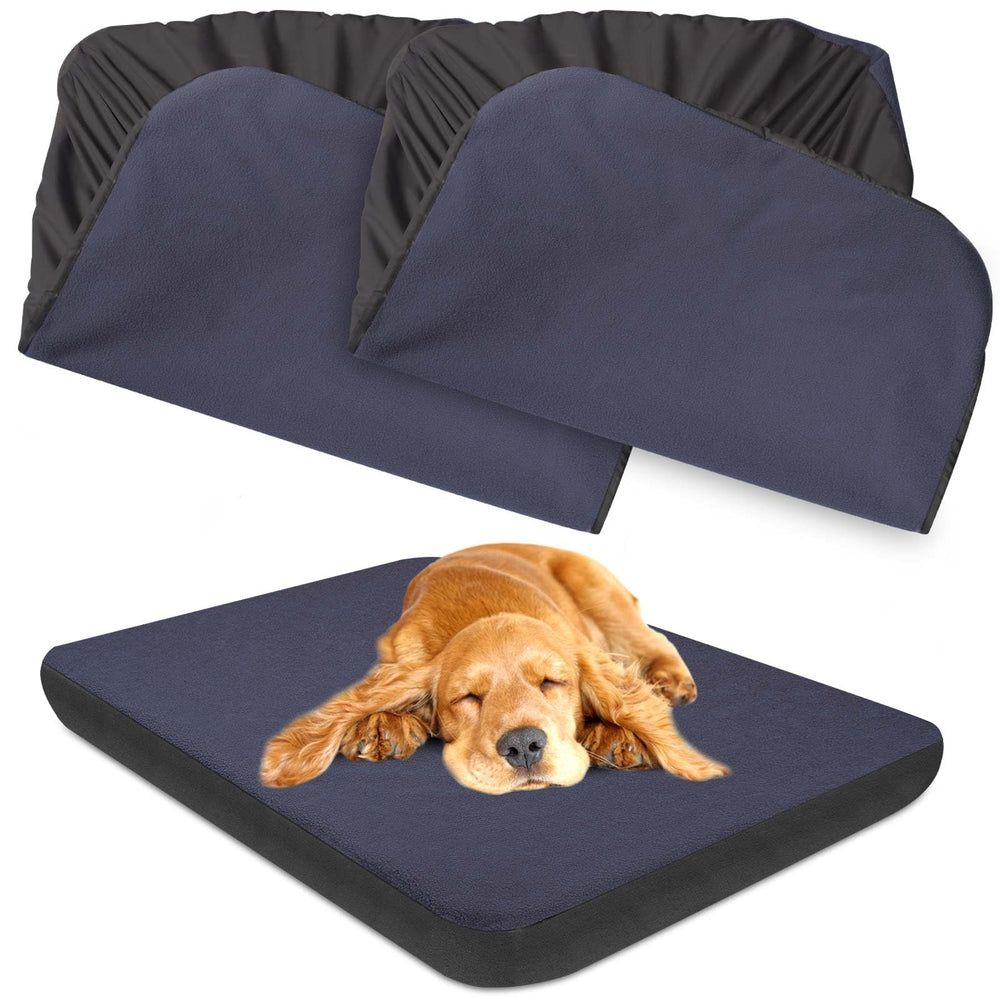 ALWZ-RDY waterproof dog bed cover 44x35 blue with 24-hour leak protection.