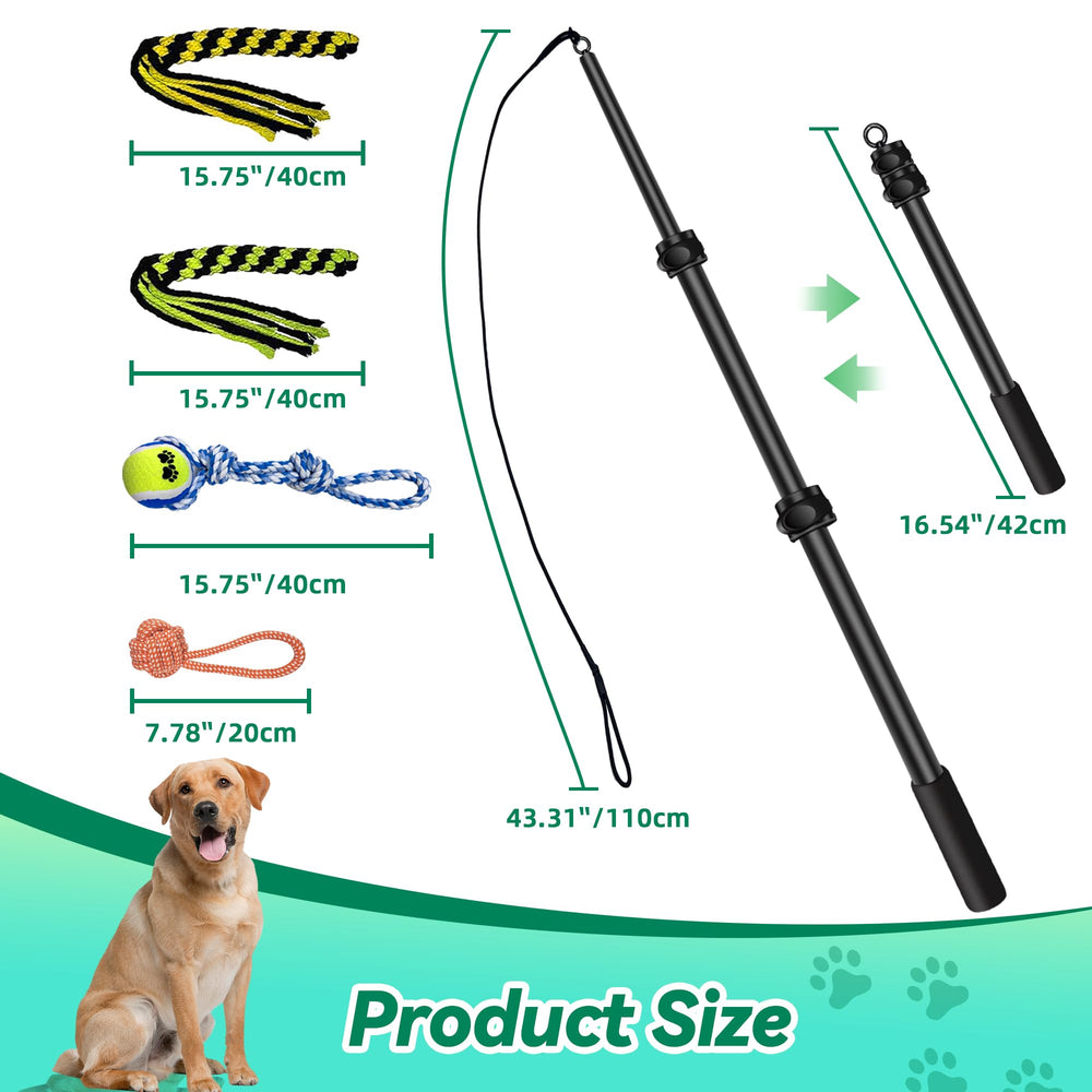 AmaCielo nylon cords tug toy adds durability for dog-on-dog games.