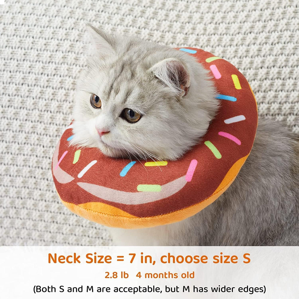 Amakunft cat-cone collar machine-washable for easy cleanup and reuse.