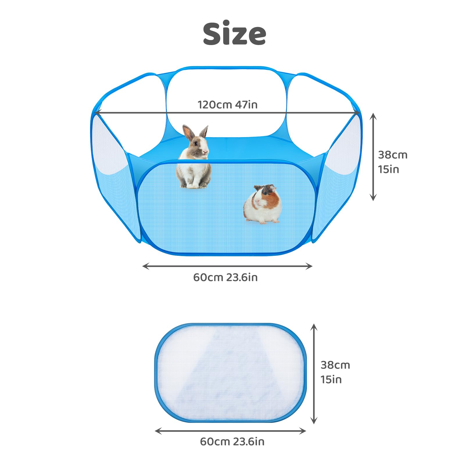 Amakunft playpen automatic-opening frame for quick setup
