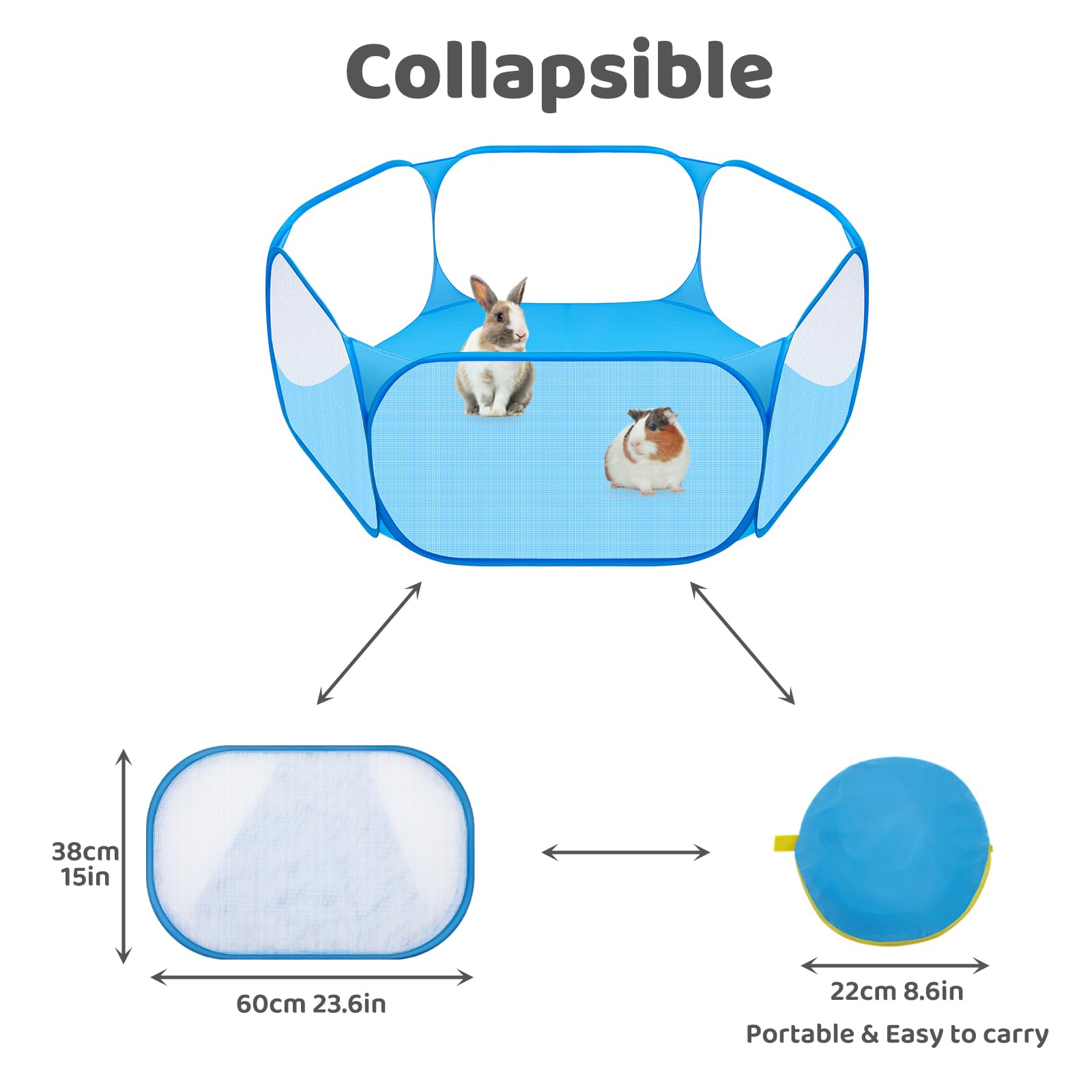 Amakunft playpen outdoor use setup with portable design