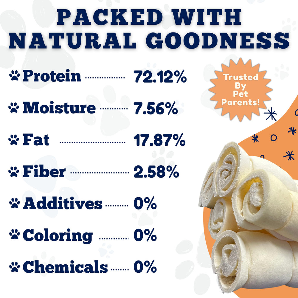 Amazing Dog Treats beef cheek rolls free-range ingredients highlight natural sourcing.