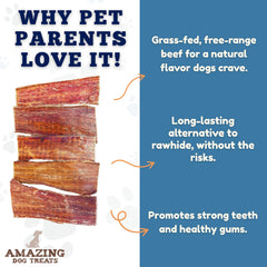 Amazing Dog Treats beef gullet pack used as a training reward during sessions