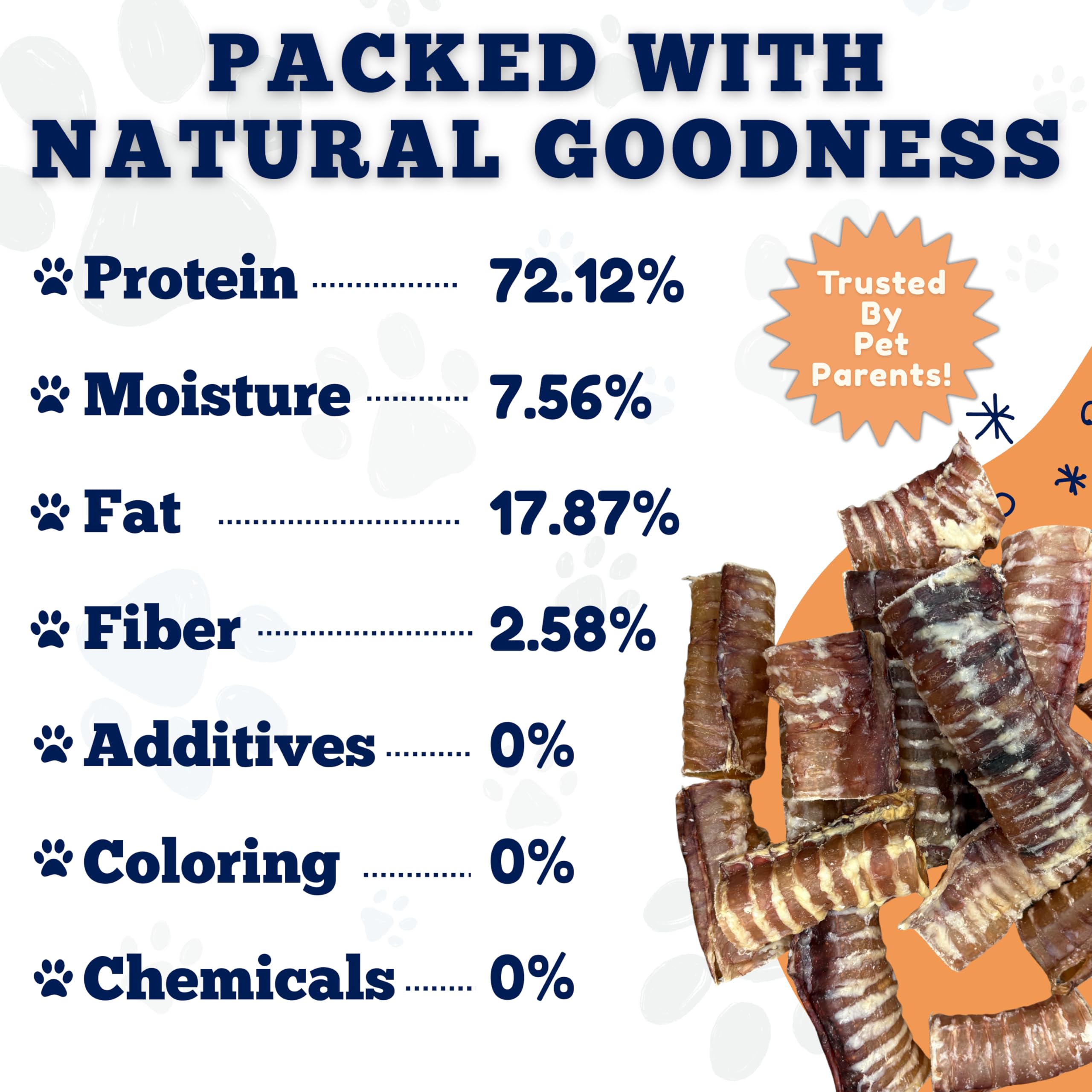 Amazing Dog Treats beef trachea rings texture-view—natural, digestible chew for small dogs.