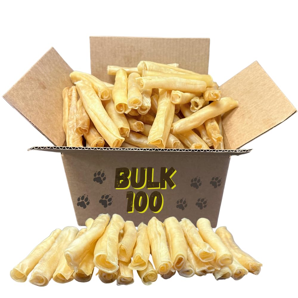 Amazing Dog Treats collagen stick 6in packaging highlights a rawhide-free chew option for dogs.