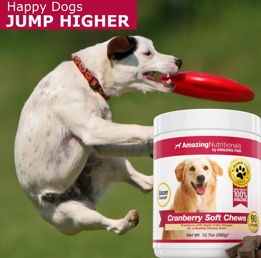 Amazing Nutritionals Cranberry for Dogs liver-flavor chews support routine bladder health