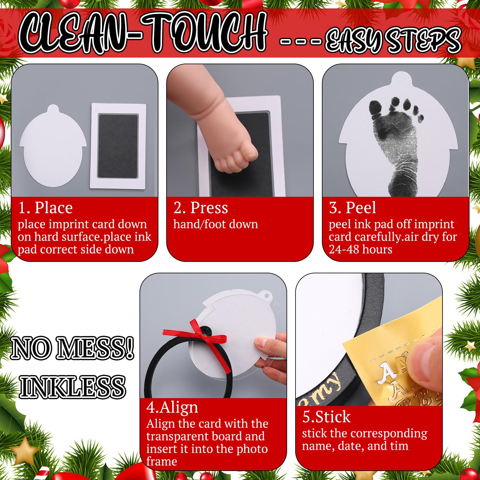 AmazingSpark paw print on card shows durable keepsake presentation