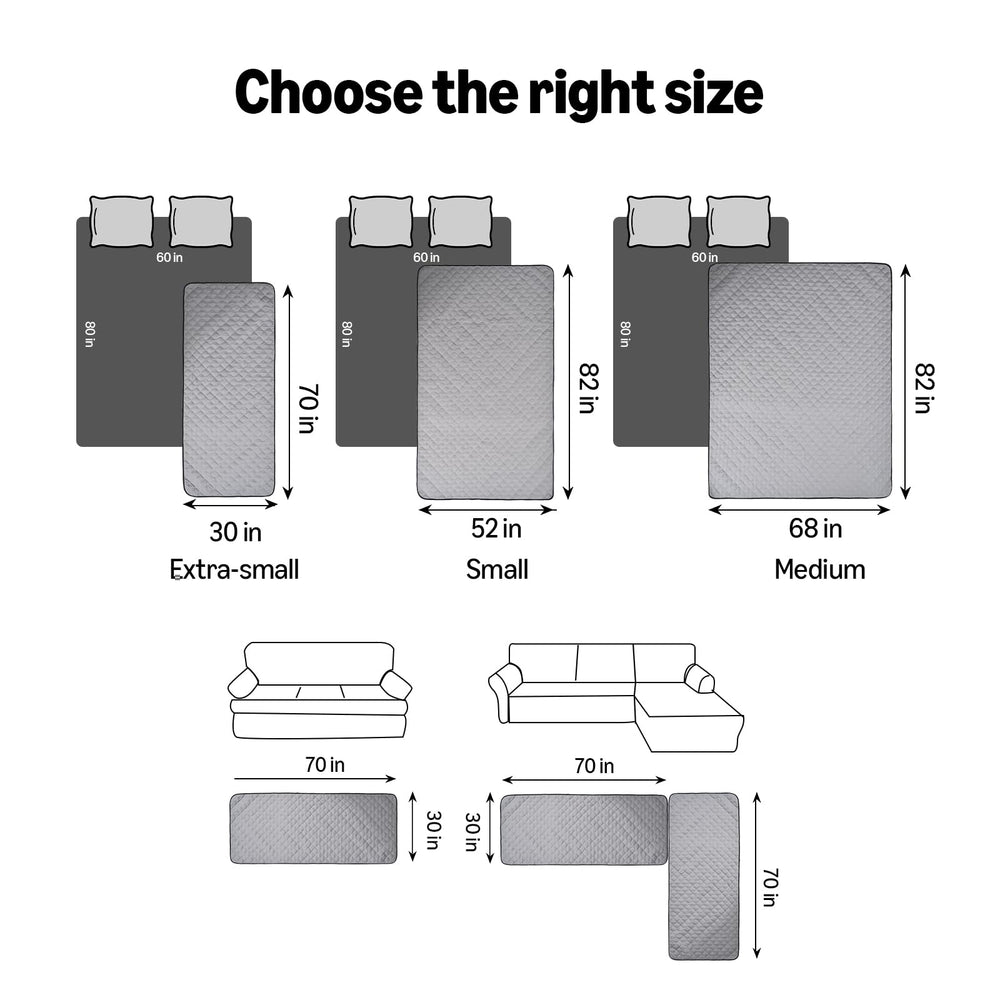 Machine-washable Amazon Basics cover shown beside a washer for easy cleanup