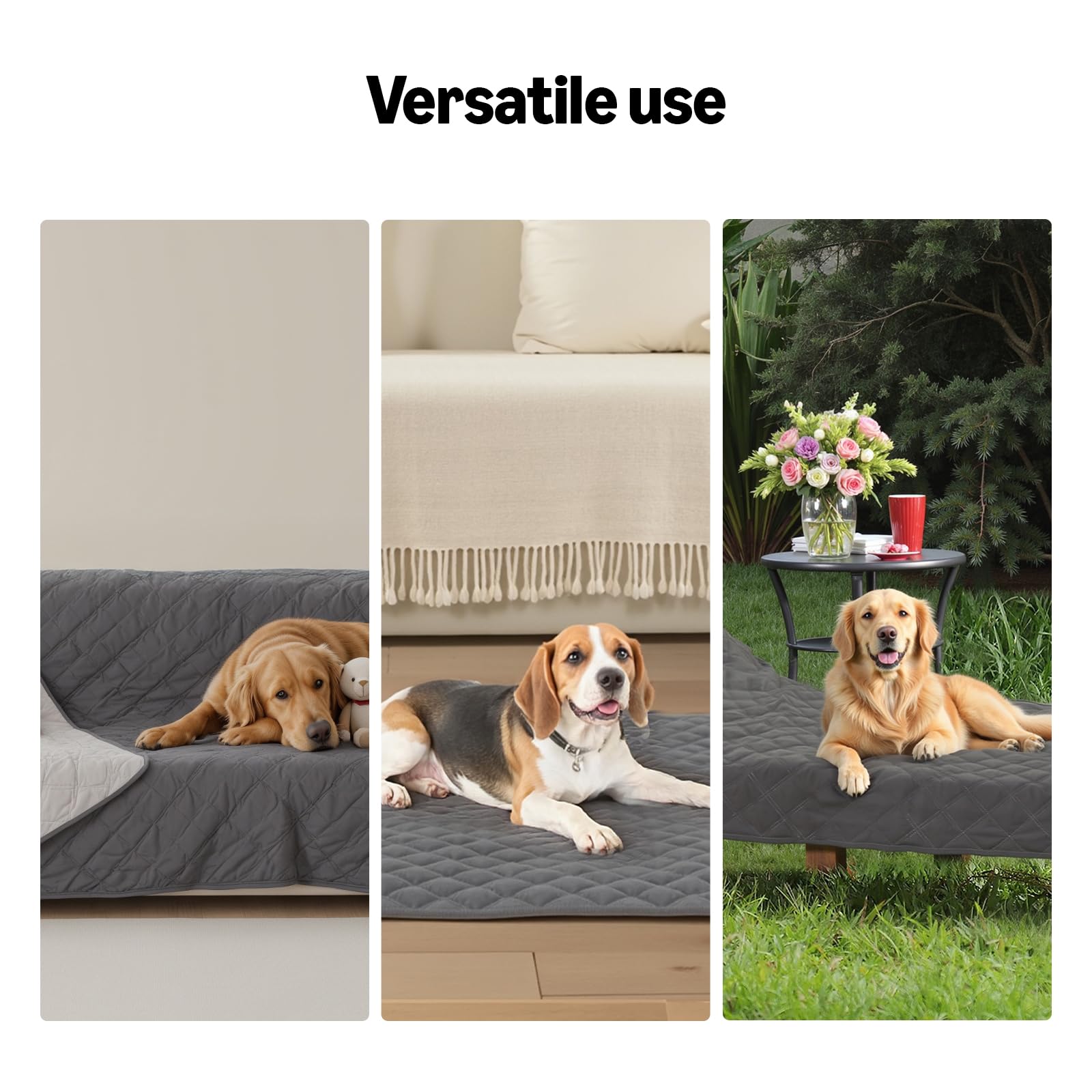 Amazon Basics cover protecting sofa and bed surfaces from pets