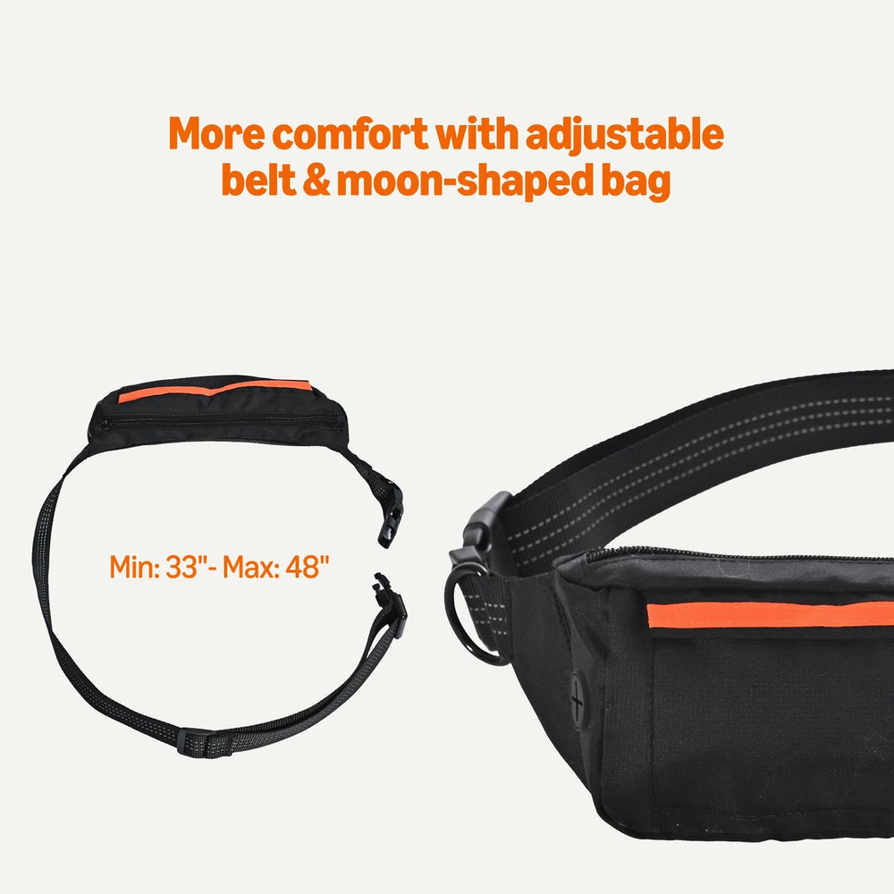 Amazon Basics dual padded handles offer added control in crowded areas.
