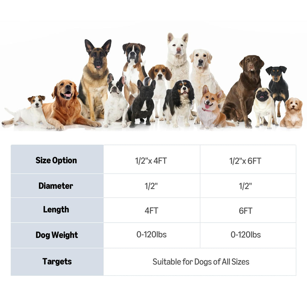 Amazon Basics round dog leash pink 6 ft length ideal for walks and outdoor activities