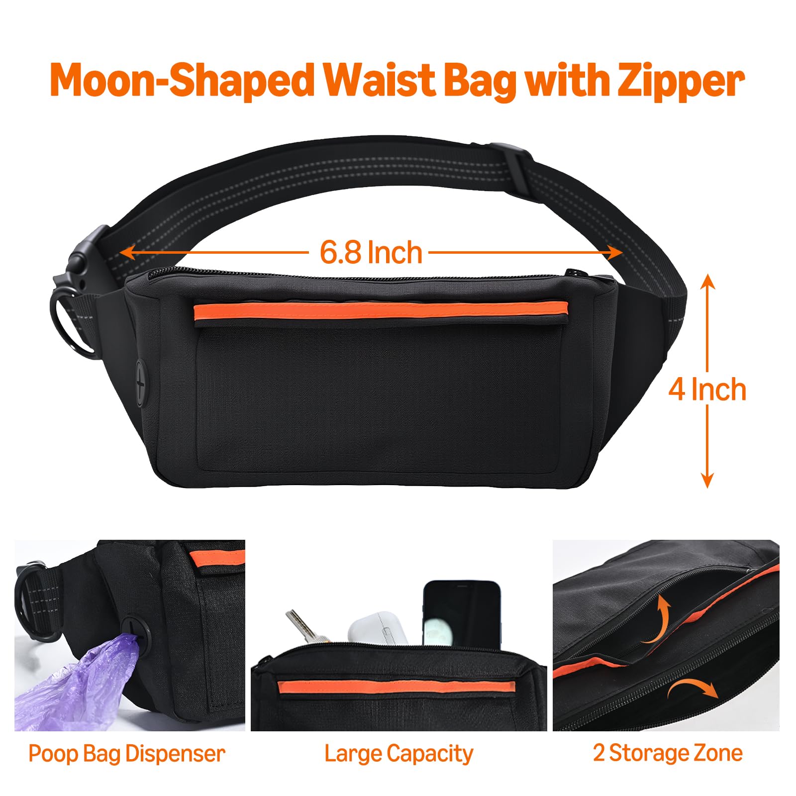 Amazon Basics running bag keeps keys and treats handy during outdoor runs.