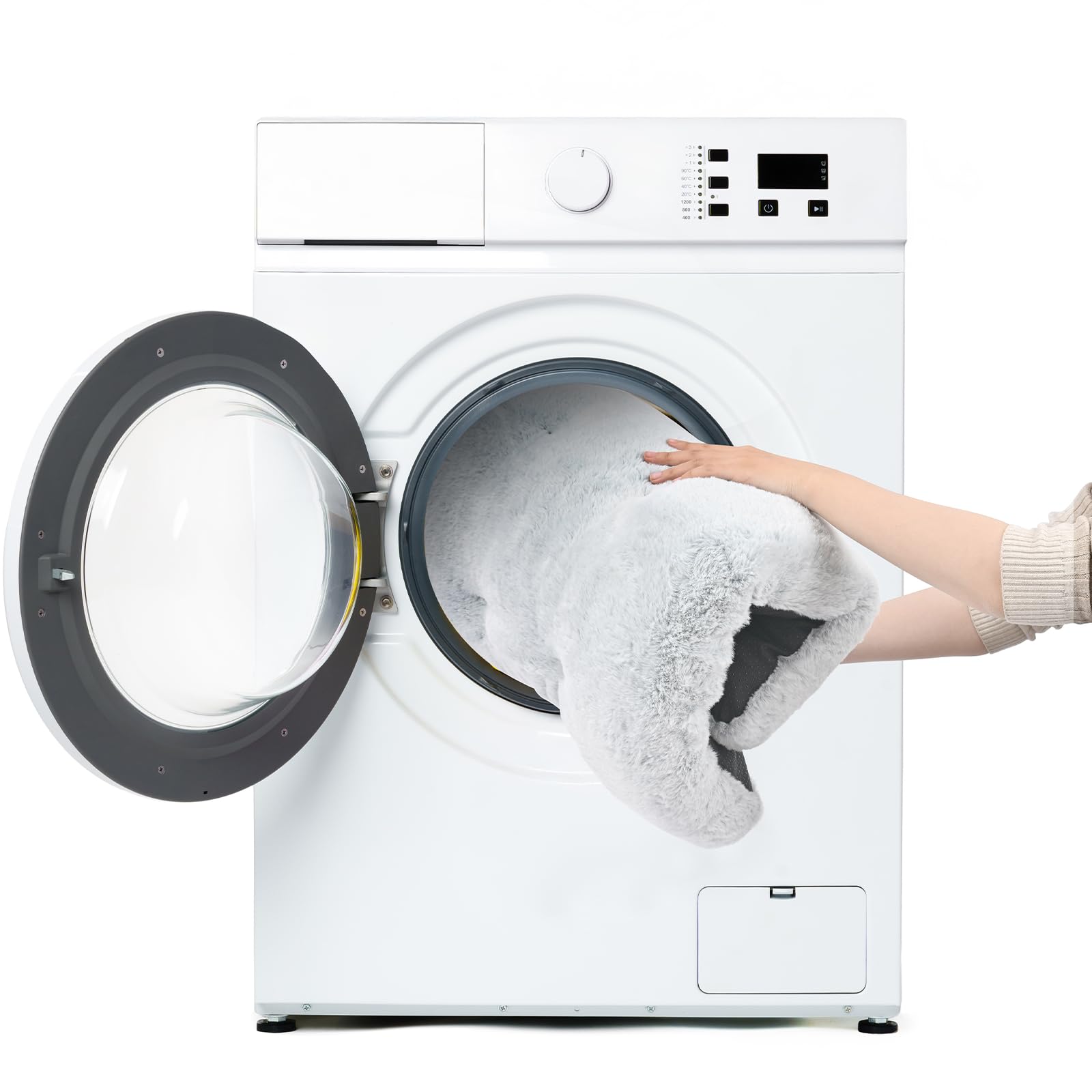 Amazon Basics washable dog bed for easy cleaning