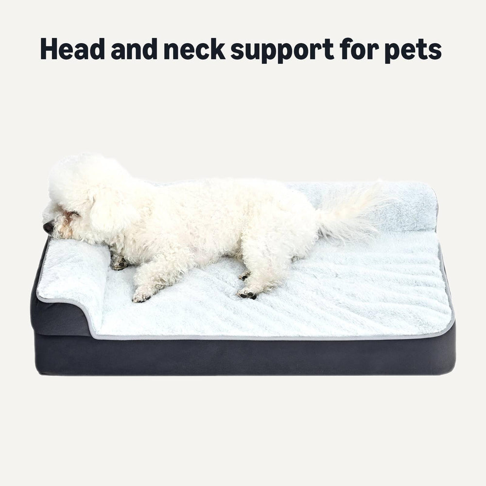 Amazon Basics bed features waterproof bottom to protect floors