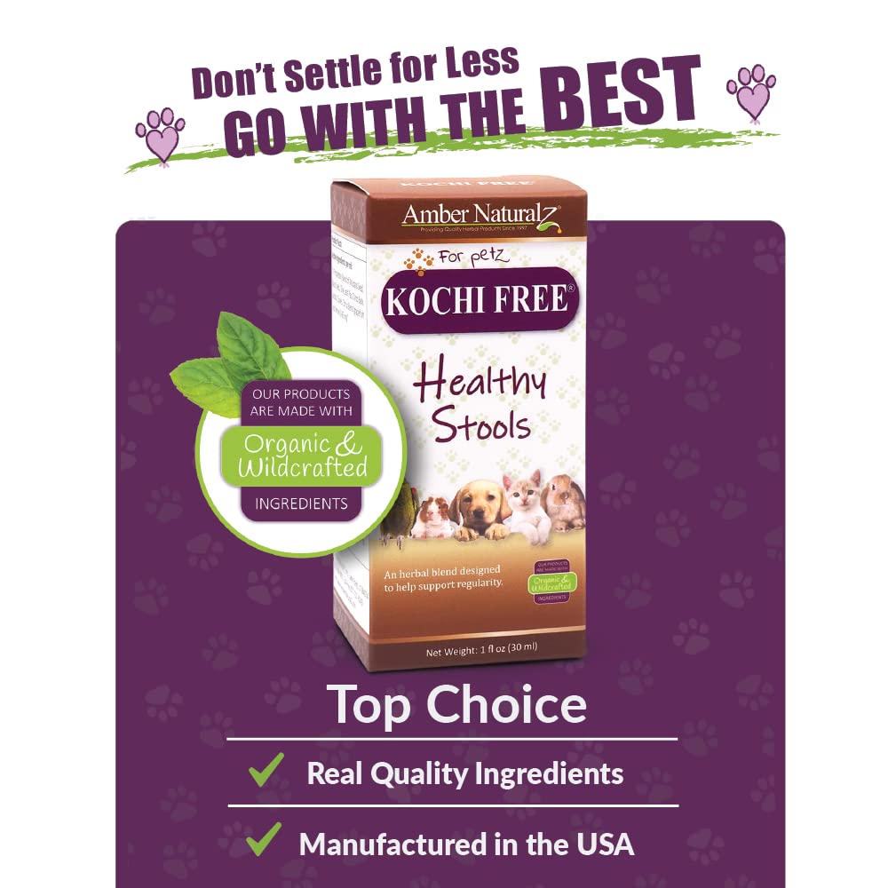 AMBER NATURALZ Kochi Free digestive-support image shows all-pets formula.