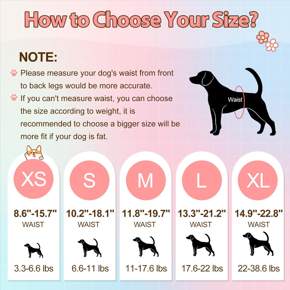 Ambreview dog diaper tail-hole design for comfortable placement